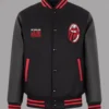 Ac Milan X Rolling Stones Letterman Varsity Jacket