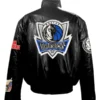 Dallas Mavericks Full Leather Puffer Jacket