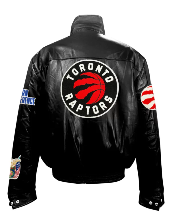 Toronto Raptors Full Leather Puffer Jacket