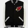 Arizona Cardinals Black And White Varsity Jacket