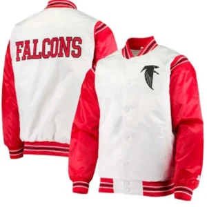 Atlanta Falcons Red And White Starter Jacket