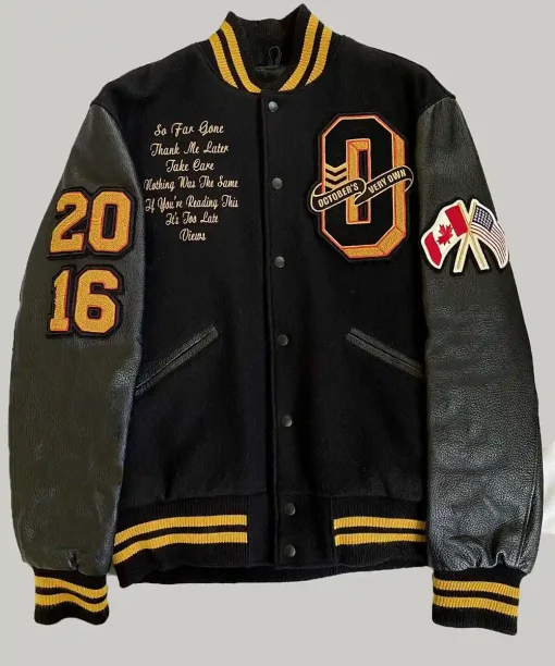 Drake OVO Varsity Jacket | Letterman Jacket
