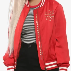 Adora She-ra And The Princesses Of Power Red Bomber Jacket