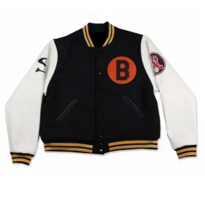Baltimore Black Sox Varsity White And Black Jacket