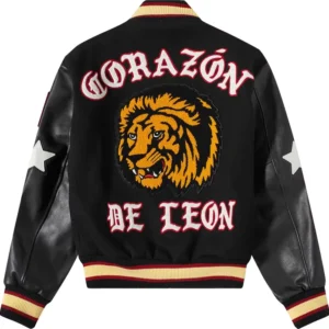 Awake Ny Corazon Black Varsity Jacket.
