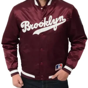 Brooklyn Dodgers Maroon Bomber Jacket