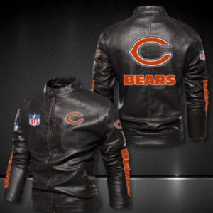 Chicago Bears Leather Winter Jacket
