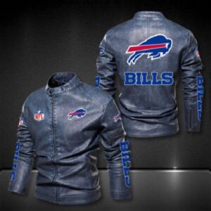 Buffalo Bills Leather Winter Jacket