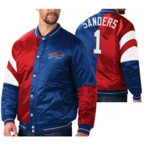 Emmanuel Sanders 1 Buffalo Bills NFL Satin Jacket